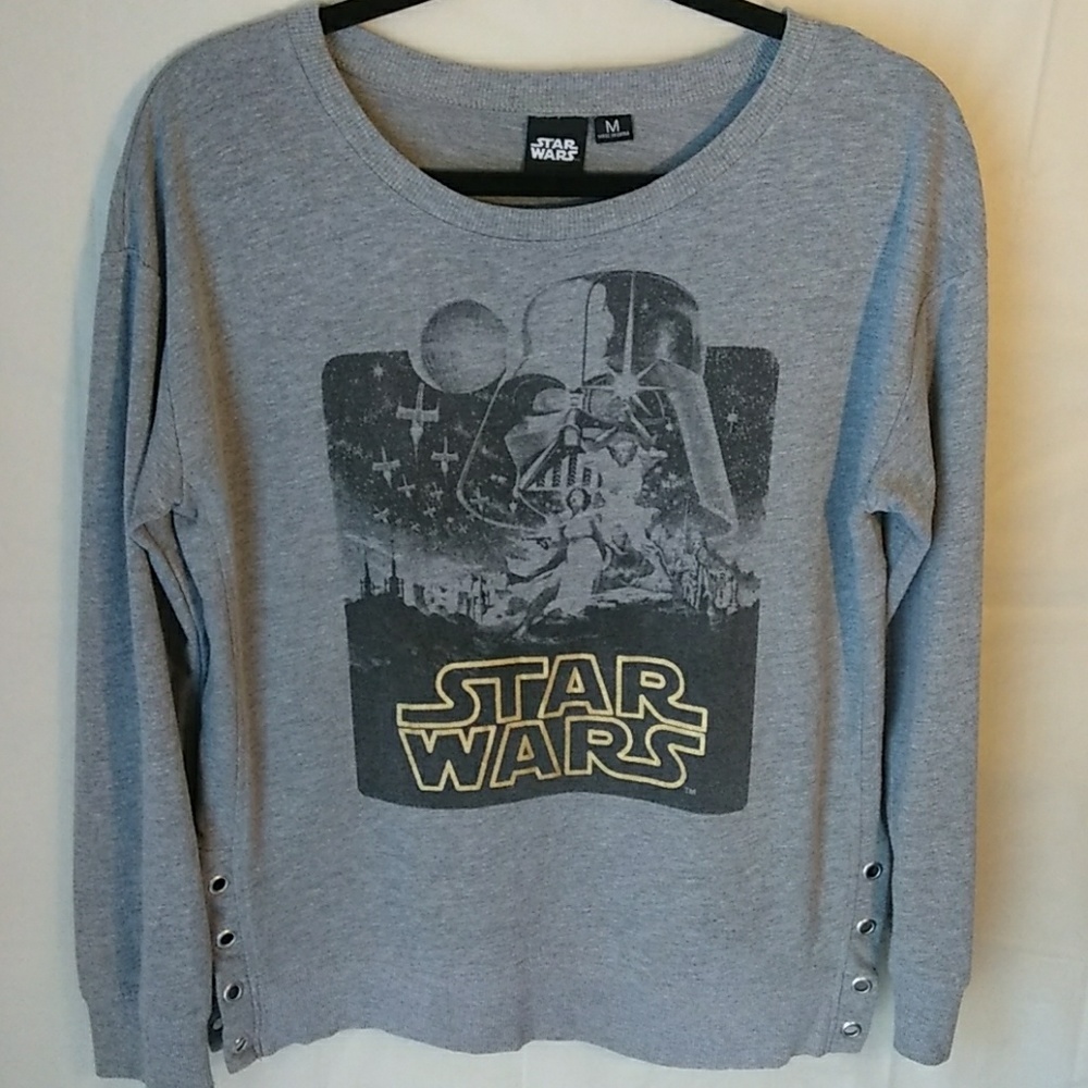 Star Wars graphic cotton blend sweater
